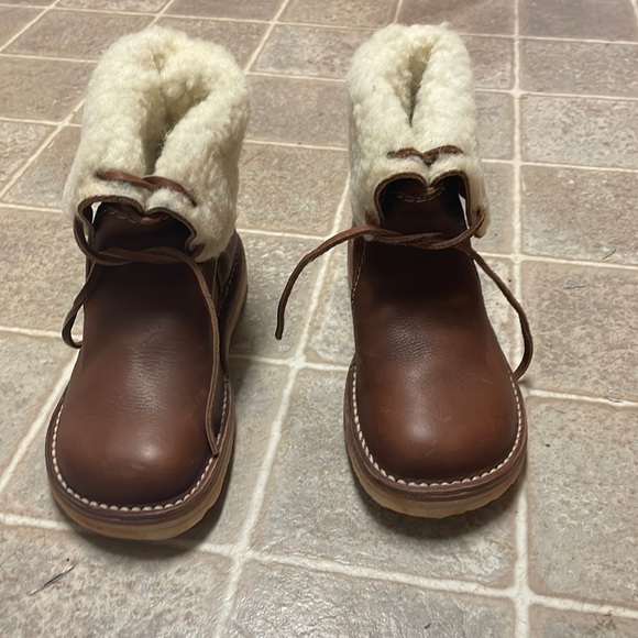 Shoes Duck Feet Brown Boots Style Arhus Color Nut Size 39 In European